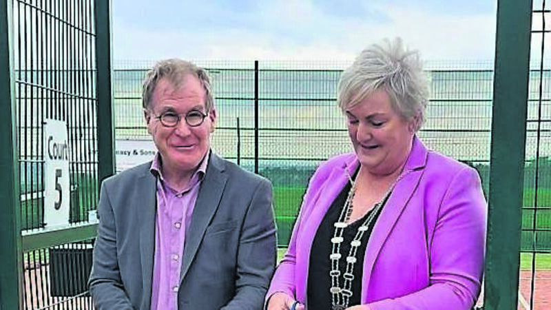 All About Cork: Cutting the ribbon on new tennis courts in Whitechurch