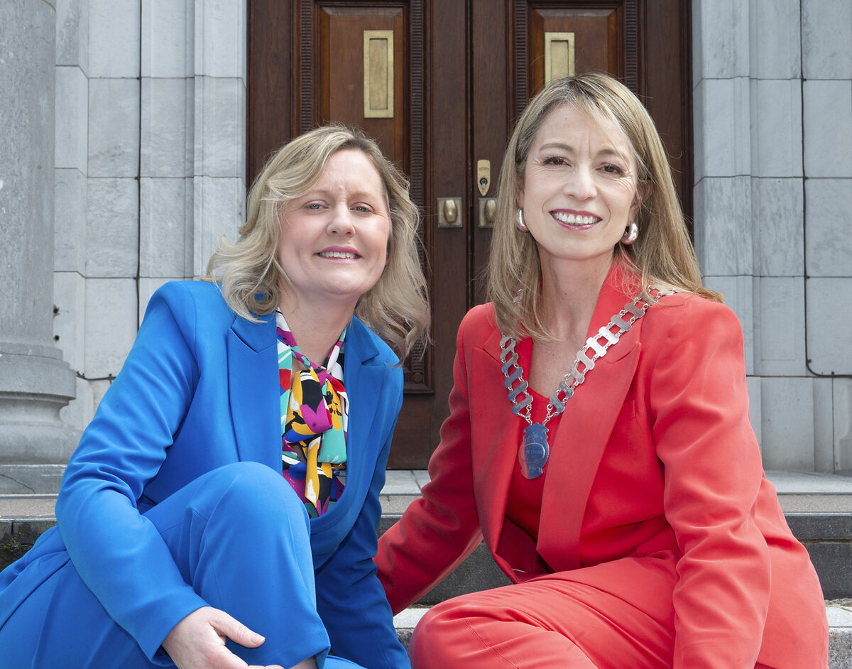 Awards Coordinator and Vice President Cathy Fitzgibbon and Network Ireland Cork President Susana Marambio pictured in advance of the upcoming Businesswoman of the Year Awards which will be held at Vienna Woods Hotel on May 23rd. Picture: Gerard McCarthy