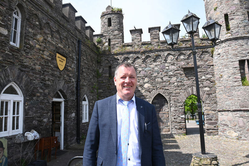  Killian Lynch, Chairperson of Macroom Music Festival is part of the group organising the 'watch party' at Macroom- The town is gearing up in support of Bambi Thug who will be representing Ireland in the final of the Eurovision Song Contest on Saturday night. The town of Macroom is planning an outdoor 'watch party' in the town square from 7pm on Saturday night. Pic Larry Cummins