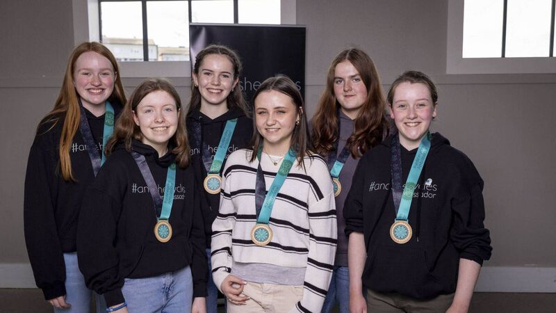Macroom students honoured for closing gender cycling gap Macroom students honoured for closing gender cycling gap
