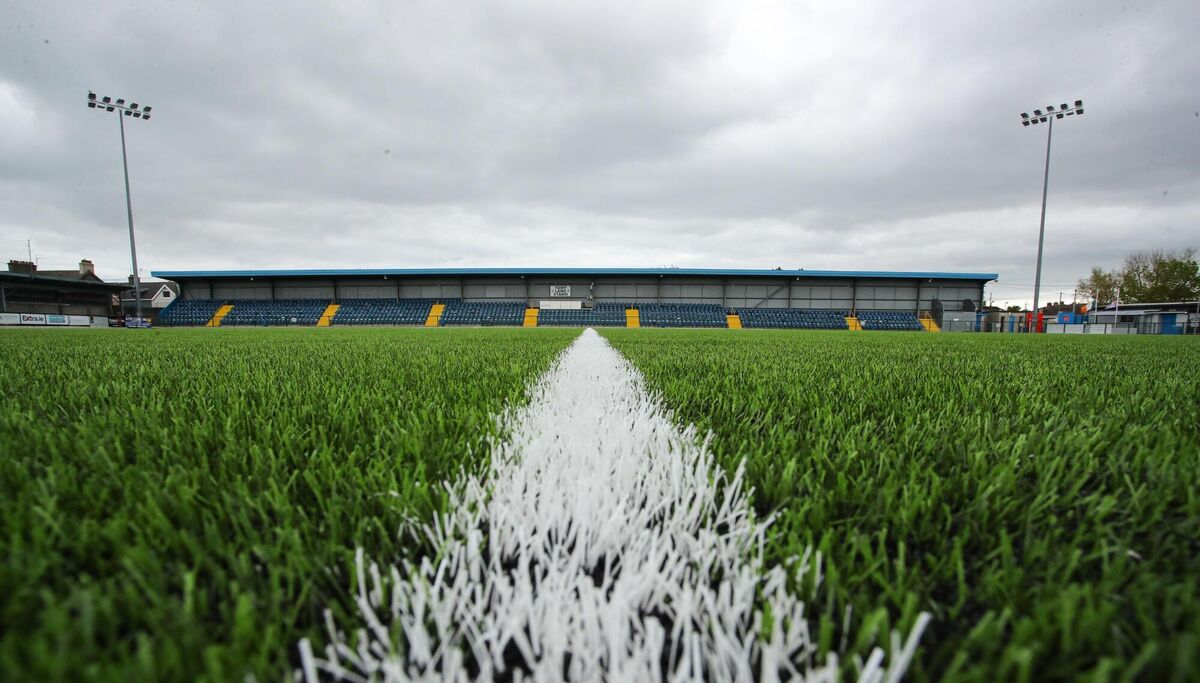 The new astro surface at St Colman's Park. Picture: Michael P Ryan/Sportsfile