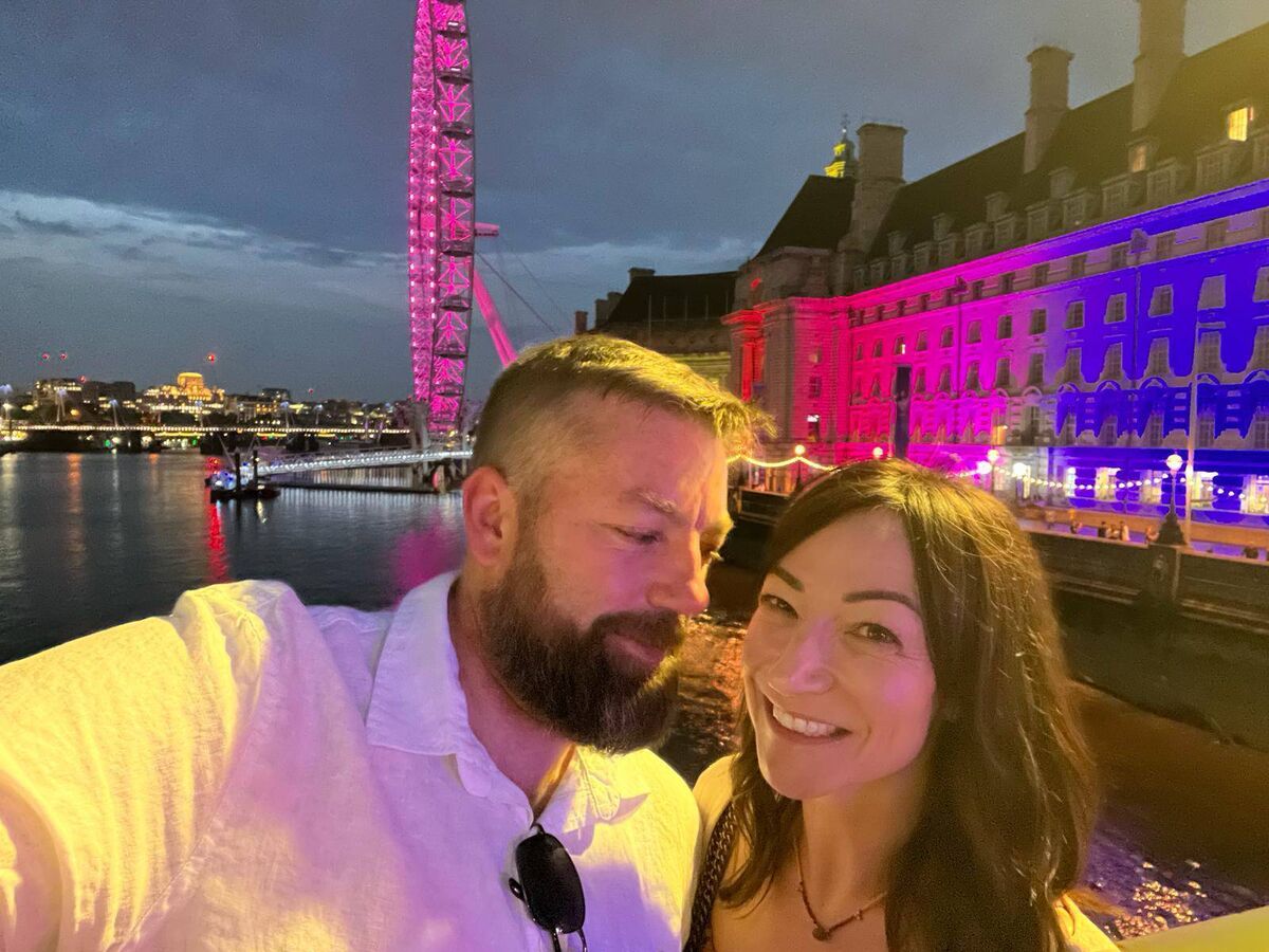 Natasha Tynan and Joris Lambrecht in Paris Natasha Tynan and Joris Lambrecht in Paris