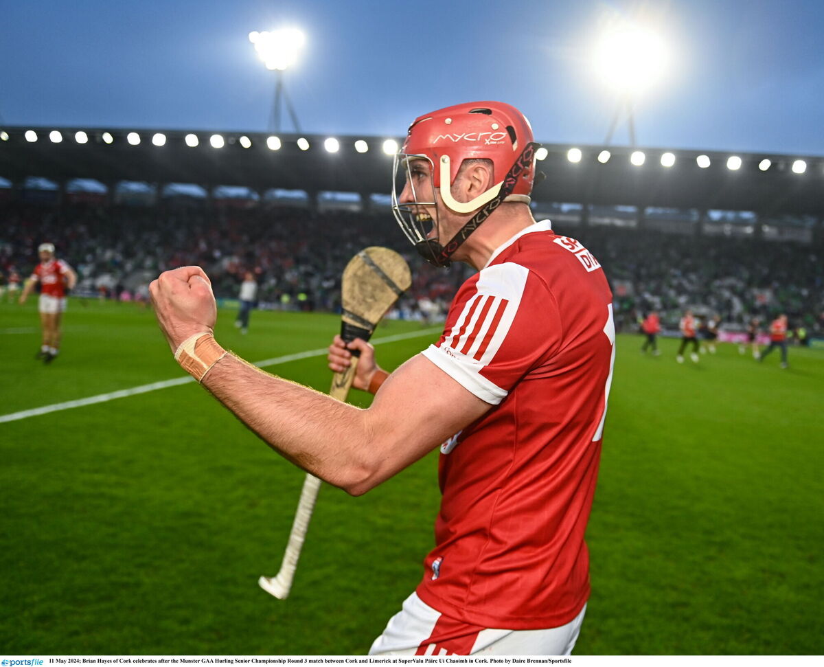 Brian Hayes grabbed the last point in the Páirc on Saturday night. Picture: Daire Brennan/Sportsfile