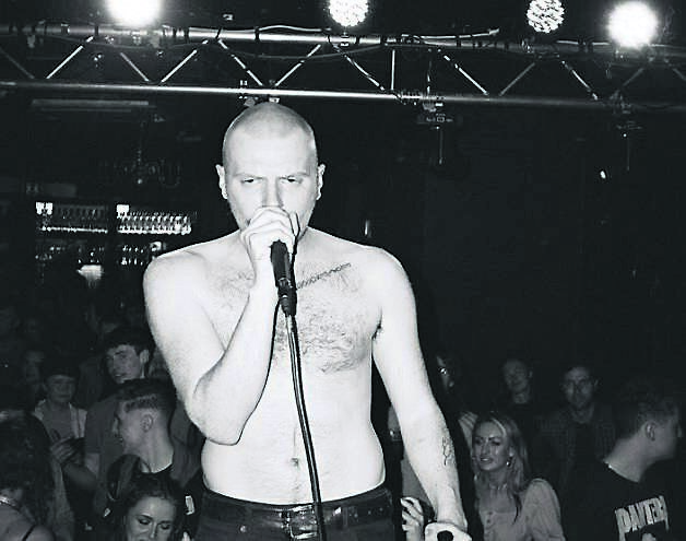 Limerick rapper Citrus Fresh performing live. Limerick rapper Citrus Fresh performing live.