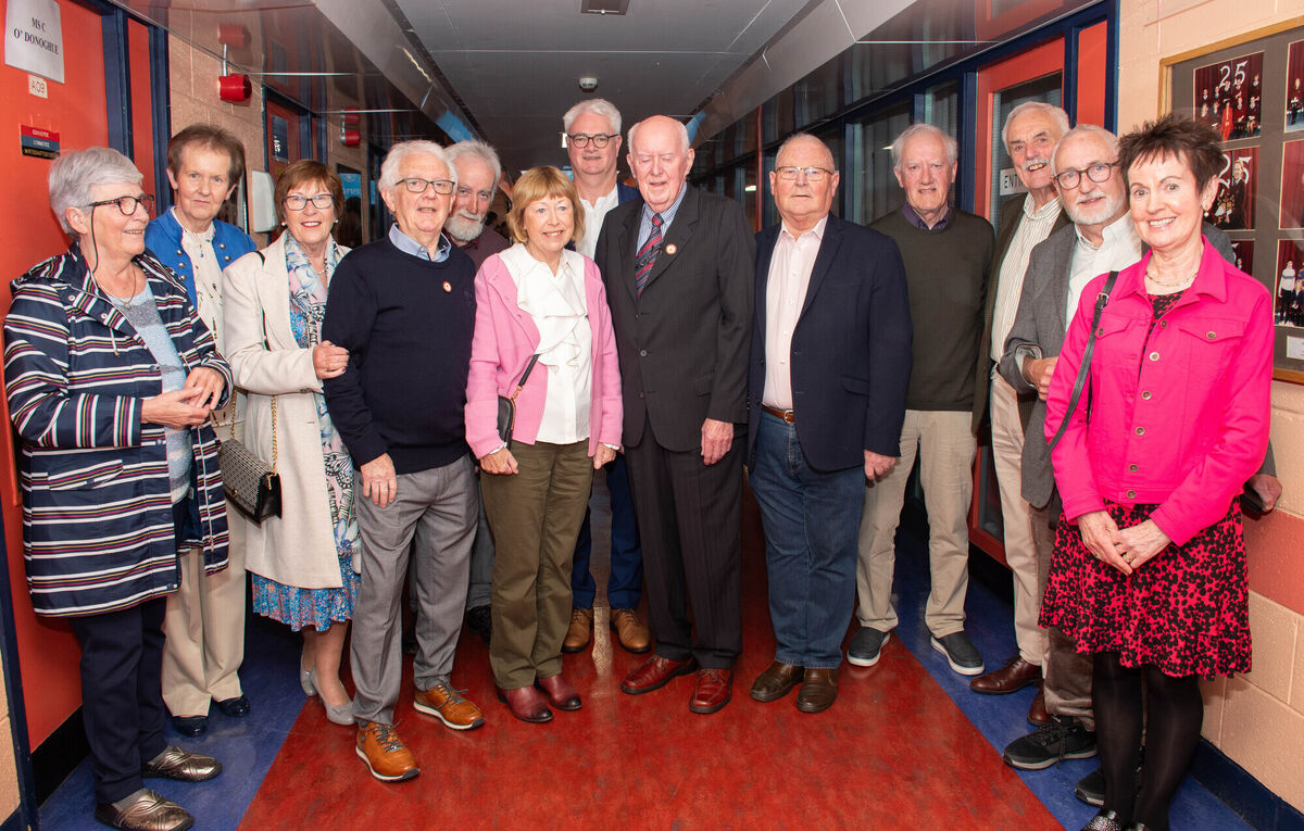 Former teachers of the school pictured at the Mayfield Community School's 50th anniversary celebrations. Picture: Howard Crowdy
