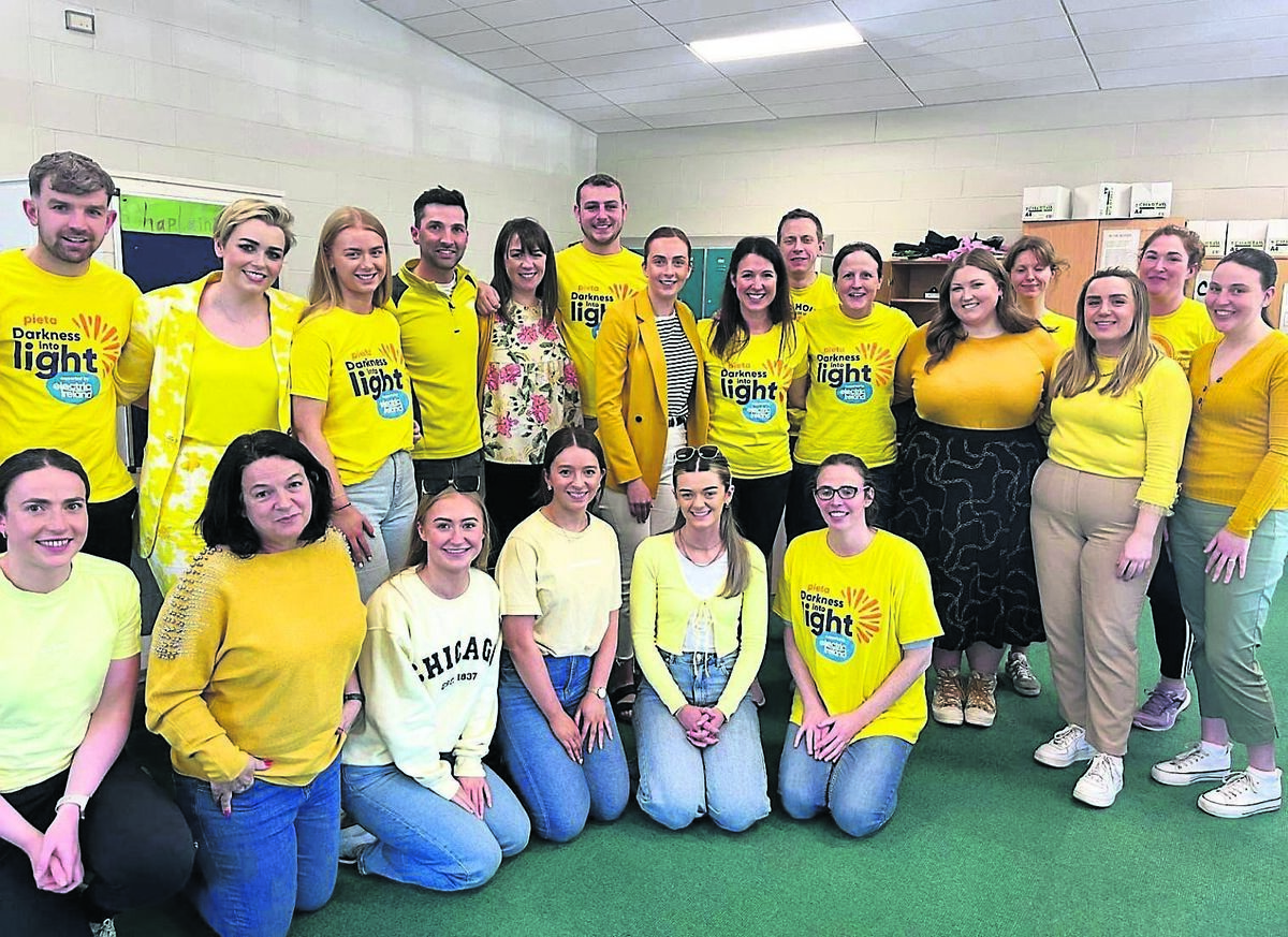 Staff and students of Ballincollig Community School who took part in this year’s Darkness Into Light event on Saturday. Staff and students of Ballincollig Community School who took part in this year’s Darkness Into Light event on Saturday.