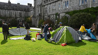 UCC students set up encampment over Israeli links