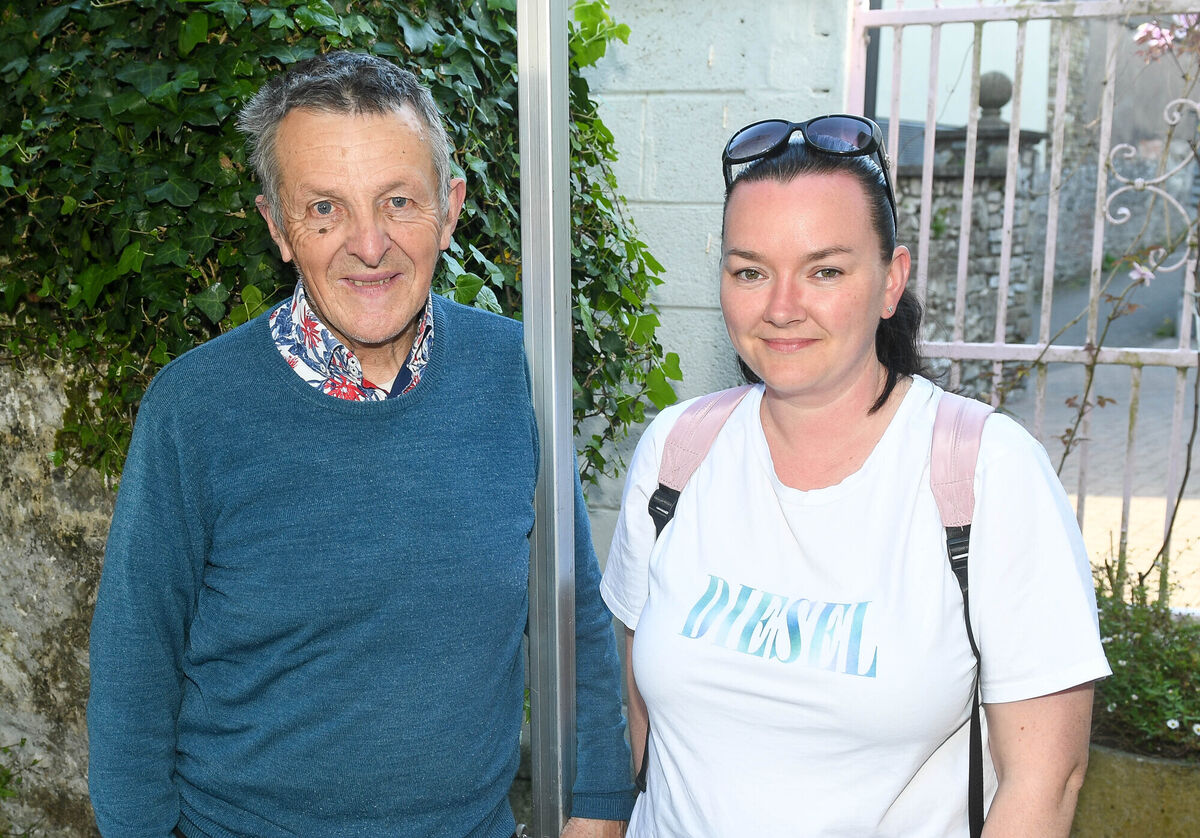  Tom O'Brien and Marie Irwin, enjoying the launch of Curry, Chaos and Love by Cork author Elizabeth O'Brien.