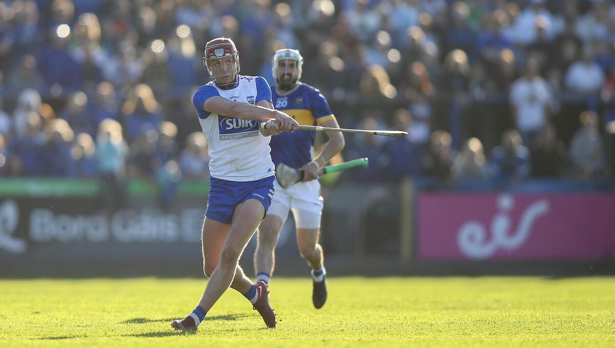 Waterford's Calum Lyons scores a point against Tipperary - the only game to finish in a draw. Picture: Inpho/Ken Sutton Waterford's Calum Lyons scores a point against Tipperary - the only game to finish in a draw. Picture: Inpho/Ken Sutton