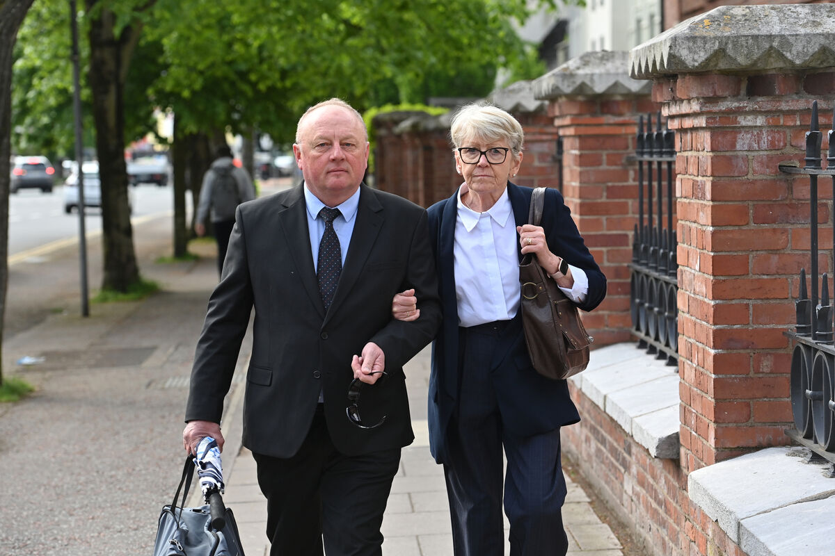  The parents of Matt O'Neill, Pat and Eileen at the Central Criminal Court, Anglesea Street, Cork. Picture Dan Linehan