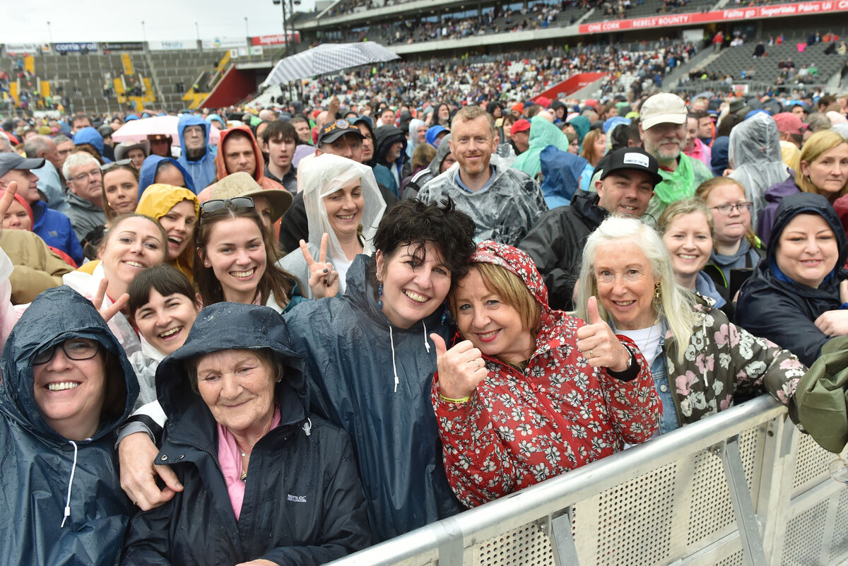 Fans from Dungourney and Waterfall at the Bruce Springsteen concert. Picture: Eddie O'Hare