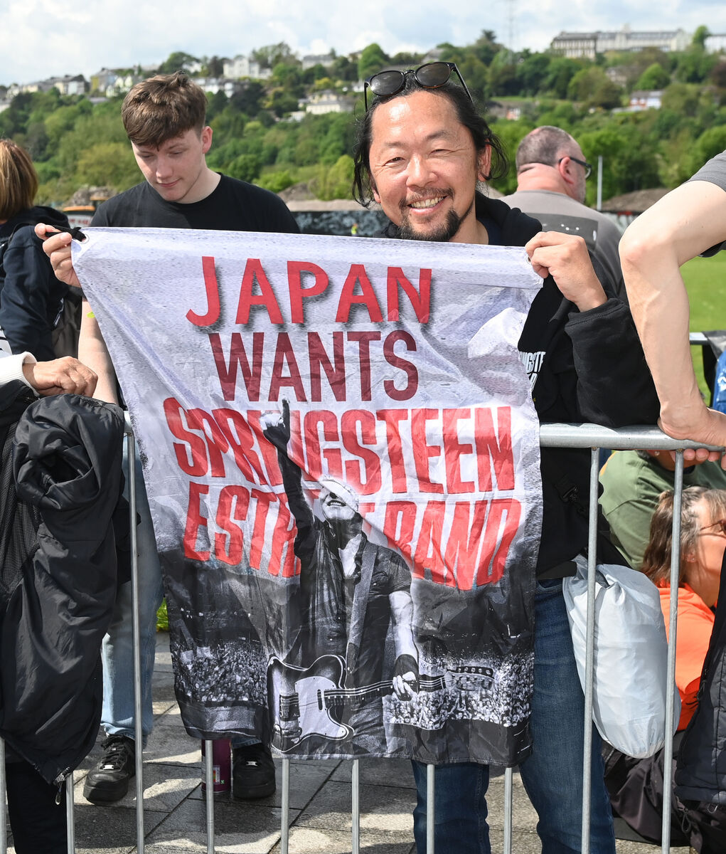 Oba Hiroki, Tokoyo, Japan at the Bruce Springsteen concert in Cork. Picture: Eddie O'Hare