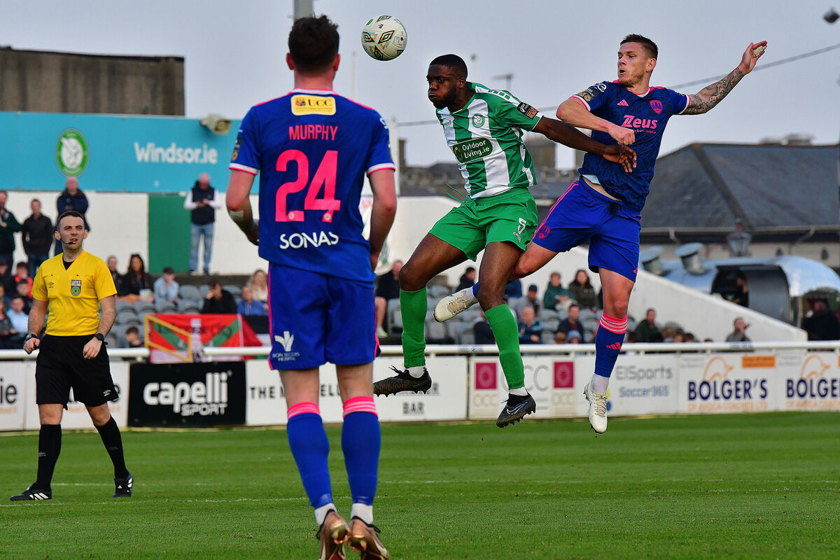 Cork City's Sean Murray and Bray Wanderers' Cole Omoreiomwan battle for possession. Picture: Moya Nolan Cork City's Sean Murray and Bray Wanderers' Cole Omoreiomwan battle for possession. Picture: Moya Nolan