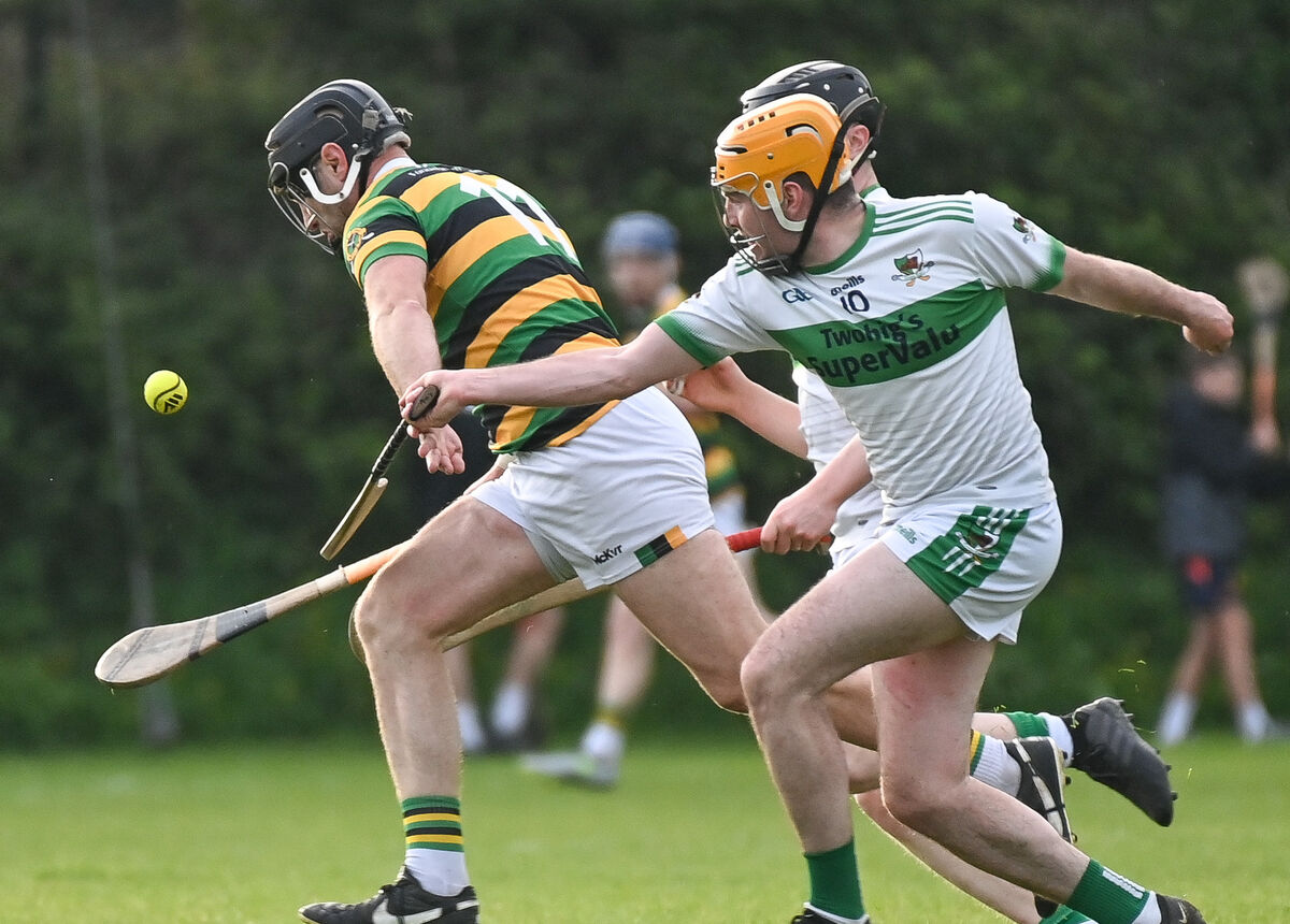  Glen Rovers' Dean Brosnan breaks past Kanturk's Liam O'Keeffe and Sean Moylan recently. Picture: David Keane.