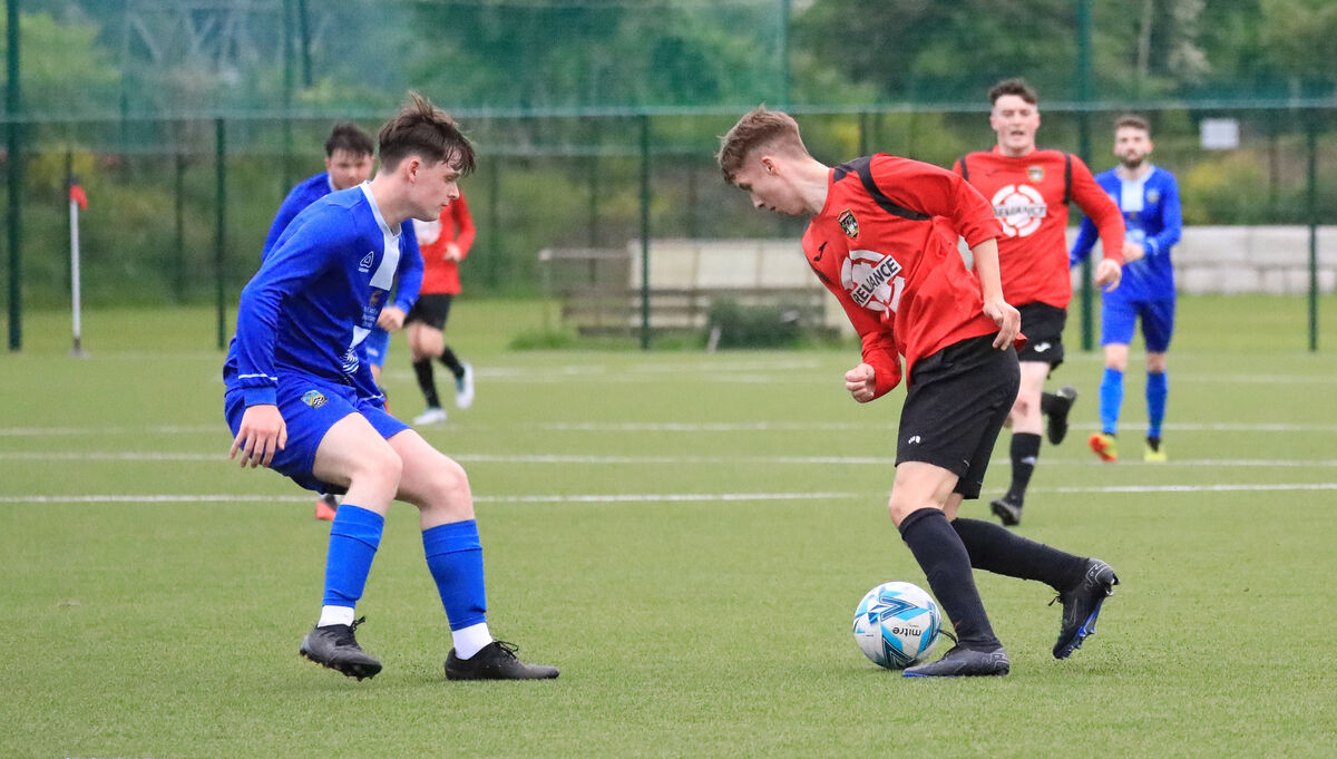 Leeside’s Fionn Keohane dribbles past the Fermoy defence. Picture: David Creedon
Leeside’s Fionn Keohane dribbles past the Fermoy defence. Picture: David Creedon