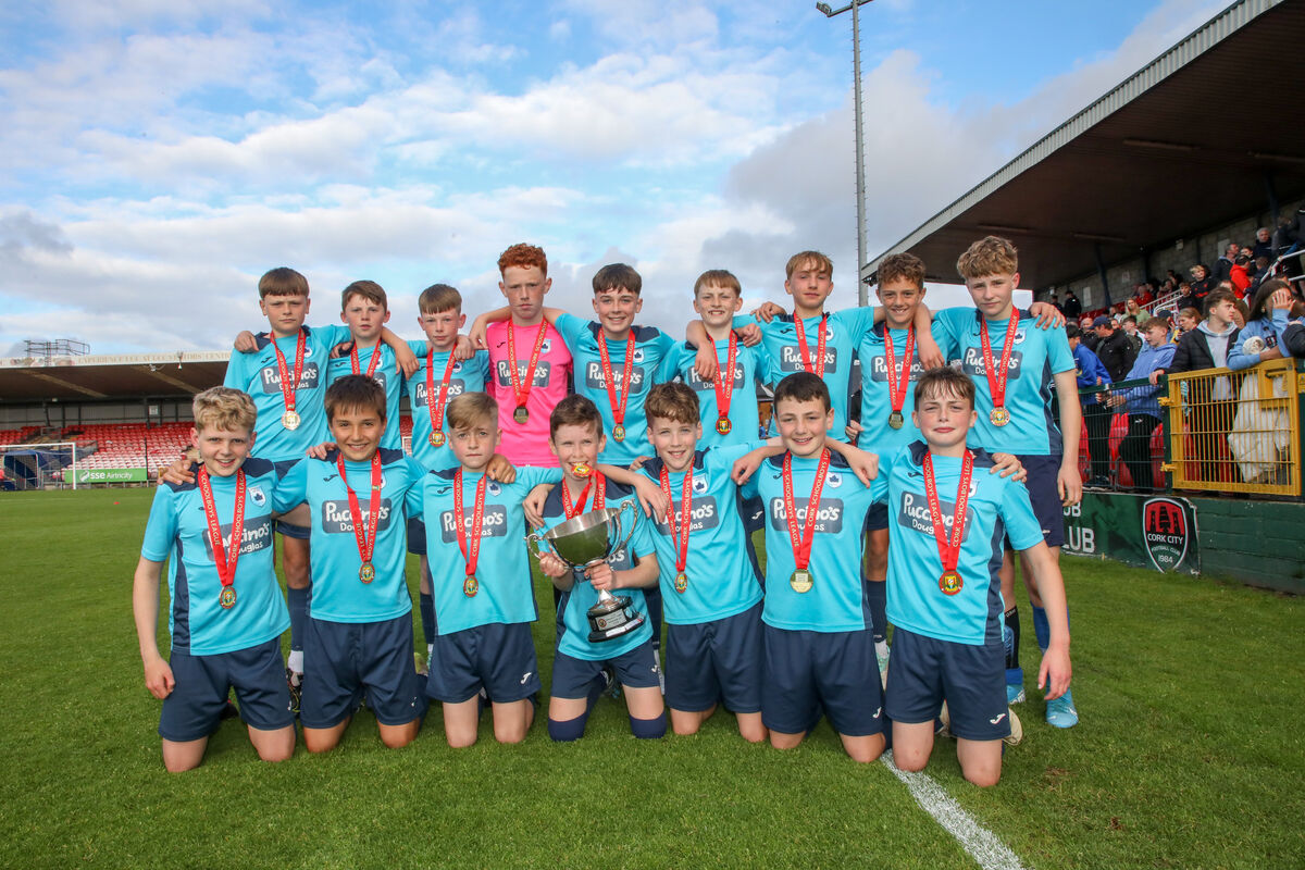 Avondale United who won the U13 Cork Schoolboys League local cup final against Corinthian Boys that was played at Turner's Cross, Cork. - Picture: David Creedon