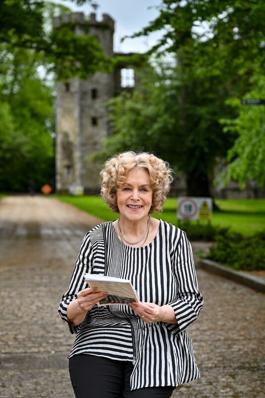 Mai Rafferty pictured reading from her collection of Poetry “A Moment in Time’ . Picture Chani Anderson