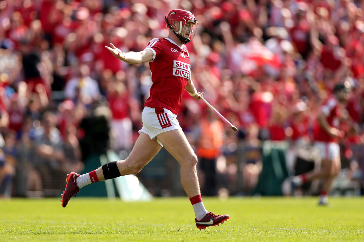 Cork's Alan Connolly celebrates one of his three goals against Tipperary. Picture: INPHO/Laszlo Geczo Cork's Alan Connolly celebrates one of his three goals against Tipperary. Picture: INPHO/Laszlo Geczo