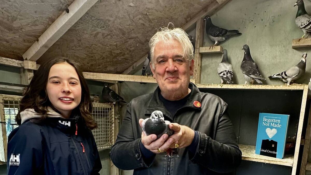 Cork author Cónal celebrates US book deal and local pigeon honour