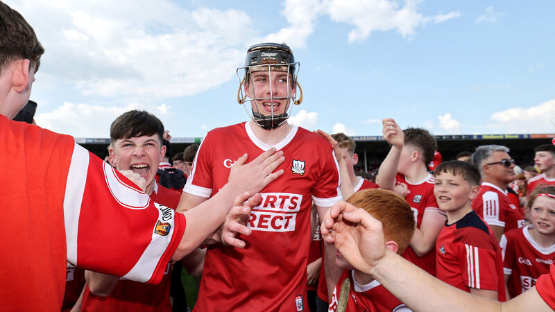 Robert Downey and Ashling Thompson on a job well done for Cork sides in Thurles