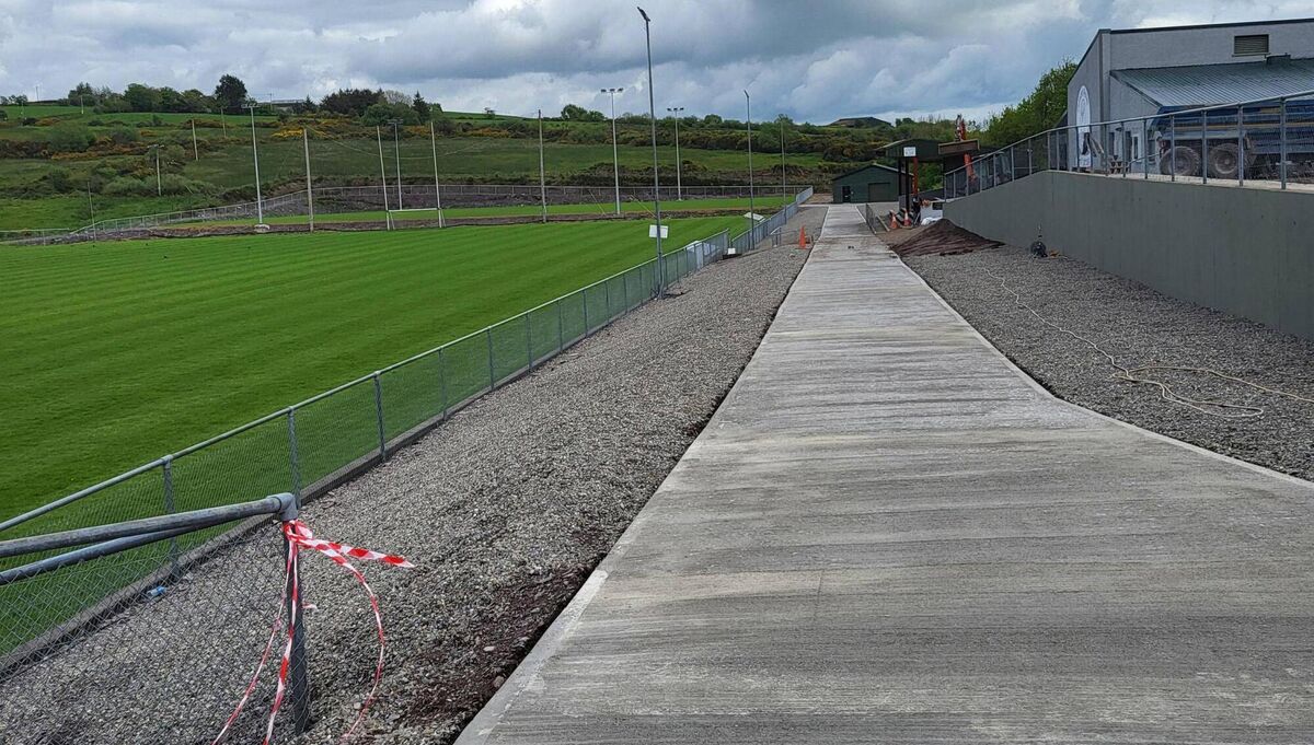 Cill na Martra's new three metre track to their gym.