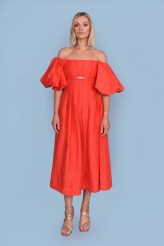 One of the dresses available to rent from Best Kept Secret, modelled by Emma Hennessy. One of the dresses available to rent from Best Kept Secret, modelled by Emma Hennessy.