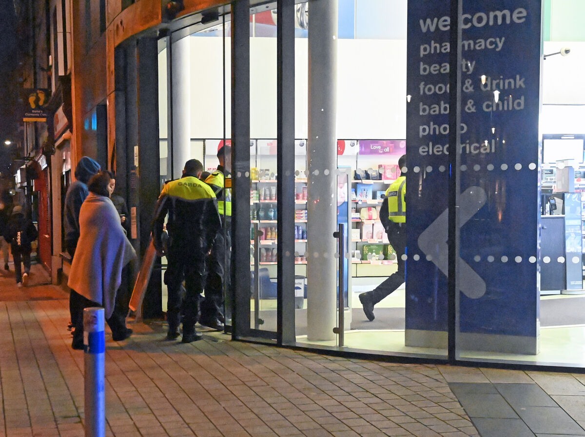 Gardai at Boots following a fire in store. Picture; Eddie O'Hare Gardai at Boots following a fire in store. Picture; Eddie O'Hare