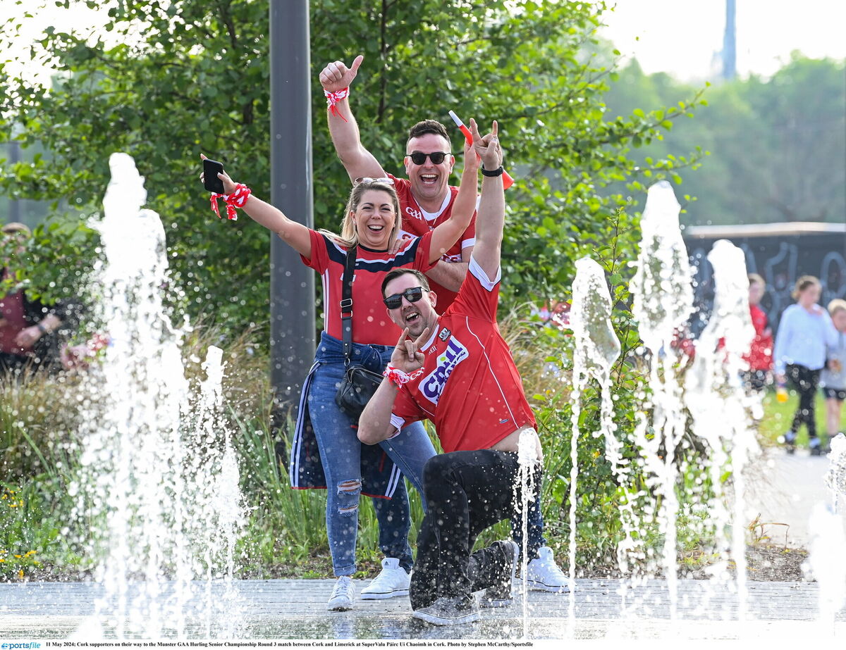 Cork supporters on their way to SuperValu Páirc Uí Chaoimh. Picture: Stephen McCarthy/Sportsfile Cork supporters on their way to SuperValu Páirc Uí Chaoimh. Picture: Stephen McCarthy/Sportsfile