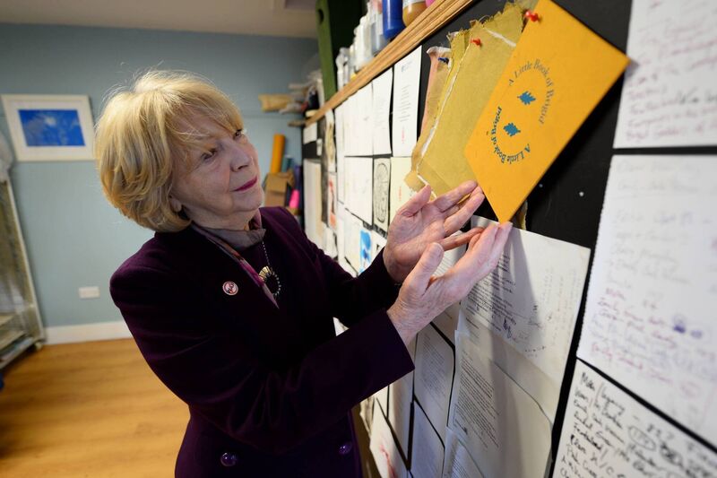  Blueway Art Studio is thrilled to announce the successful launch of "A Little Book of Brigid". Pictured at the launch was Sabina Higgins. Picture:  Justin Farrelly.