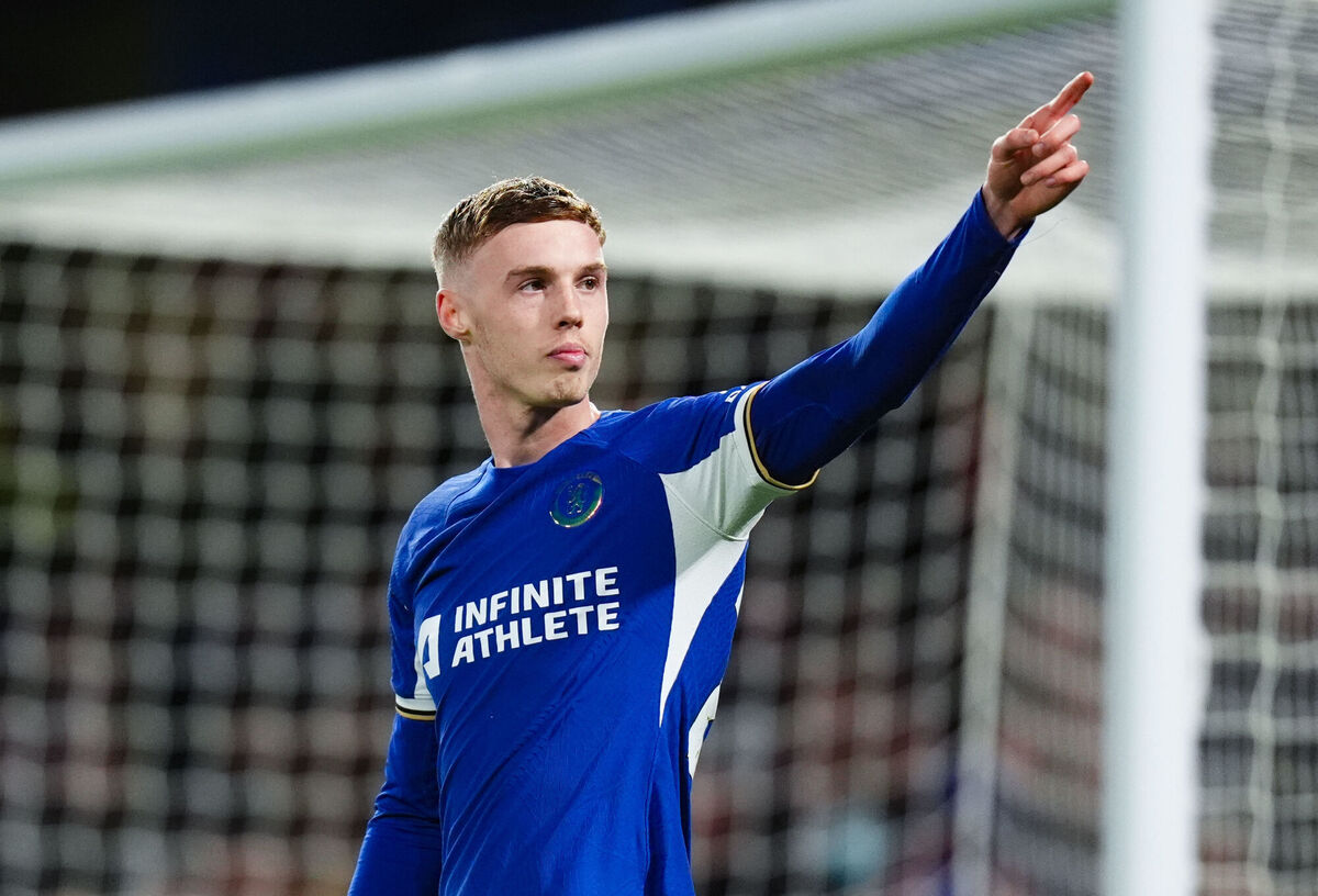 Chelsea's Cole Palmer celebrates scoring. After swapping the Etihad Stadium for Stamford Bridge on deadline day of the summer transfer window. Picture: John Walton/PA Wire