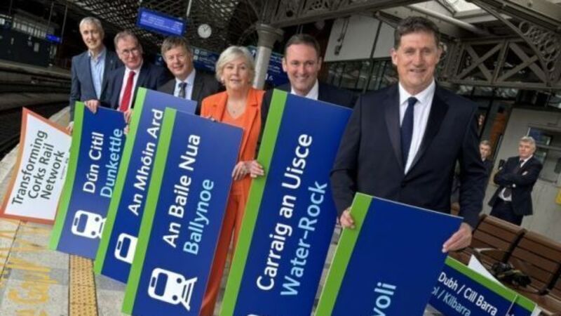 Cork to get eight new commuter rail stations in landmark upgrade to network Cork to get eight new commuter rail stations in landmark upgrade to network