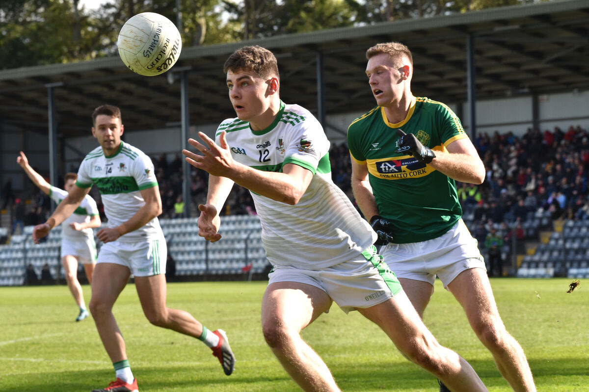  Daniel O'Connell kicked 0-4 for Kanturk in the win over Bishopstown. Picture: Dan Linehan