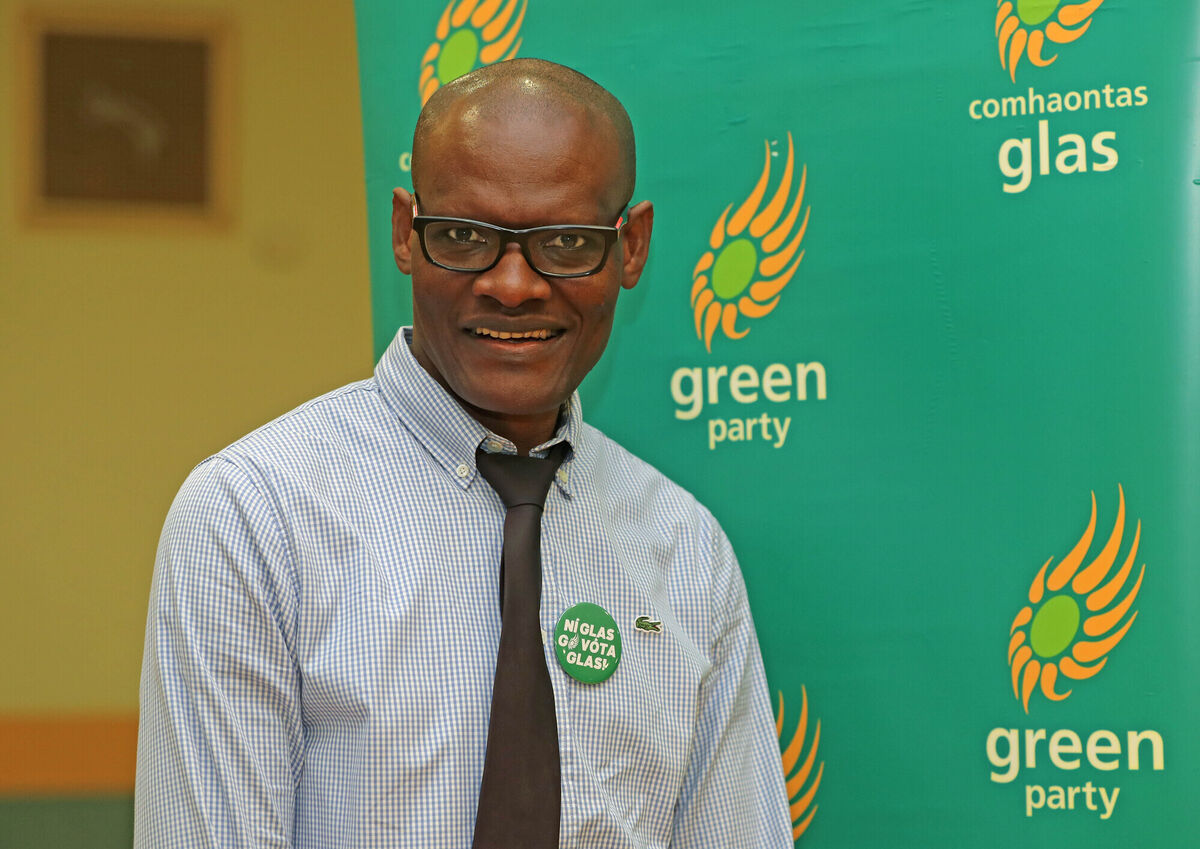 Election candidate Honoré Kamegni said he had been getting 'horrible, horrible stuff online. Picture: Jim Coughlan.