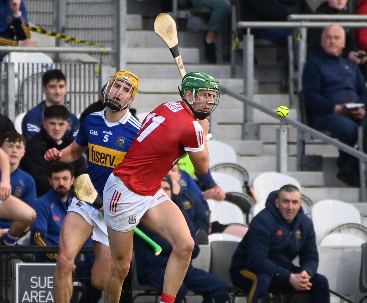 Ben Cunningham shoots from Tipperary's James Morris last season. Picture: Eddie O'Hare