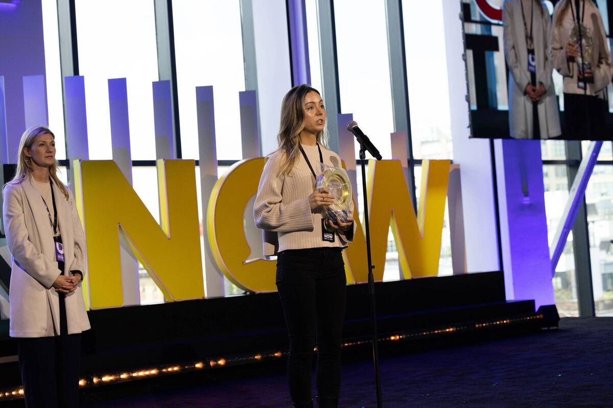 Sophie Healy-Thow at the awards ceremony. Picture: David Andrako for Global Citizen @DavidAndrako Sophie Healy-Thow at the awards ceremony. Picture: David Andrako for Global Citizen @DavidAndrako