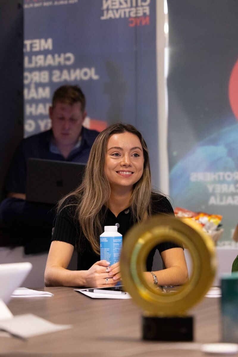 Sophie Healy-Thow, who scooped one of six Global Citizen prizes in New York. Picture: David Andrako for Global Citizen @DavidAndrako Sophie Healy-Thow, who scooped one of six Global Citizen prizes in New York. Picture: David Andrako for Global Citizen @DavidAndrako