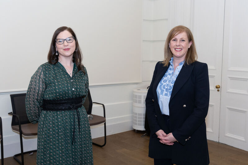 Louise O’Brien and Dara O’Shea. Picture: Darragh Kane