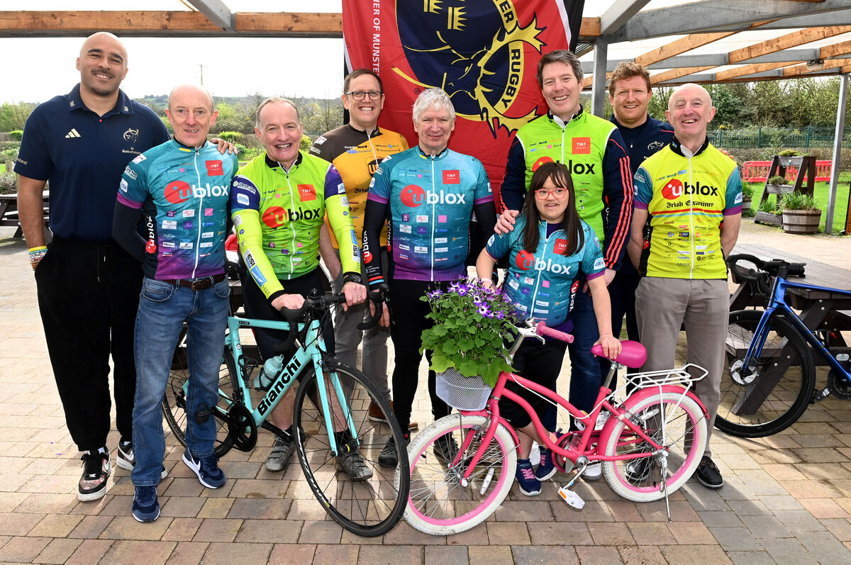 Munster Rugby stars Simon Zebo and Stephen Archer were present for the launch of The Down Syndrome Cork Field of Dreams Cycle 20024. Munster Rugby stars Simon Zebo and Stephen Archer were present for the launch of The Down Syndrome Cork Field of Dreams Cycle 20024.