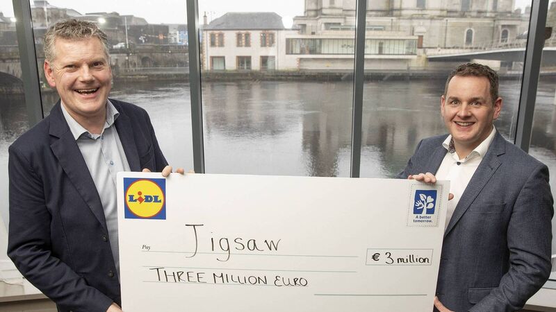 Lidl Ireland completes Jigsaw charity partnership with record €3m in funds raised Lidl Ireland completes Jigsaw charity partnership with record €3m in funds raised