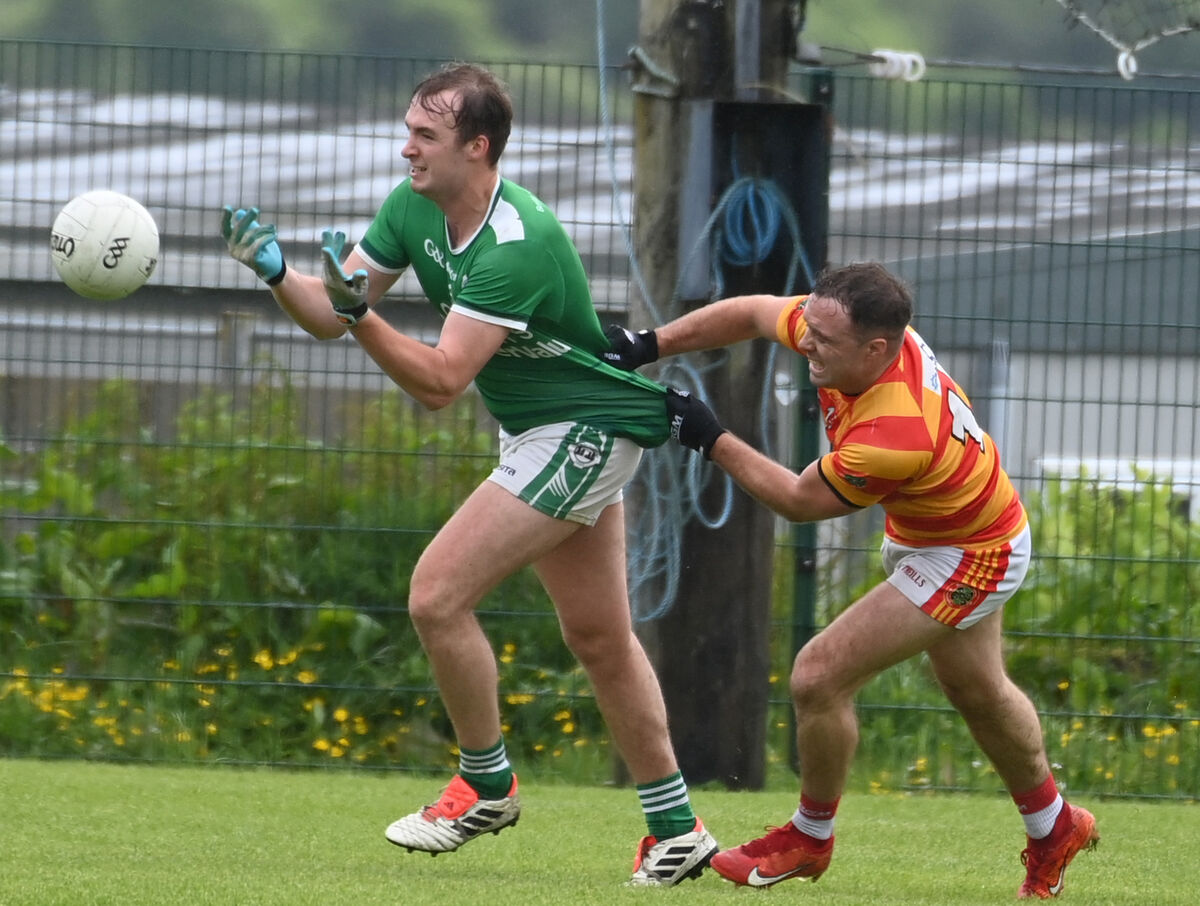 Ballincollig's Evan Cooke is tackled by Newcestown's Jack Meade recently. Picture: Eddie O'Hare Ballincollig's Evan Cooke is tackled by Newcestown's Jack Meade recently. Picture: Eddie O'Hare