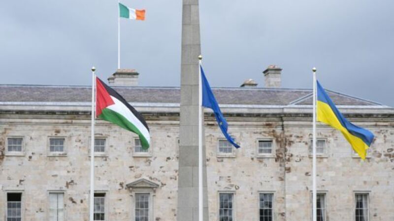 Man in court charged over alleged attempt to remove Palestinian flag from Leinster House Man in court charged over alleged attempt to remove Palestinian flag from Leinster House