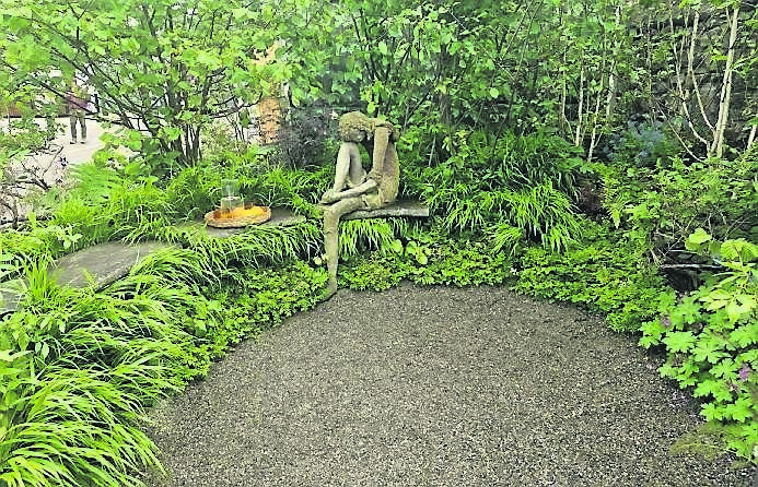 The planting in The Sun Harness Garden is cool and green, creating a relaxing, tranquil atmosphere The planting in The Sun Harness Garden is cool and green, creating a relaxing, tranquil atmosphere