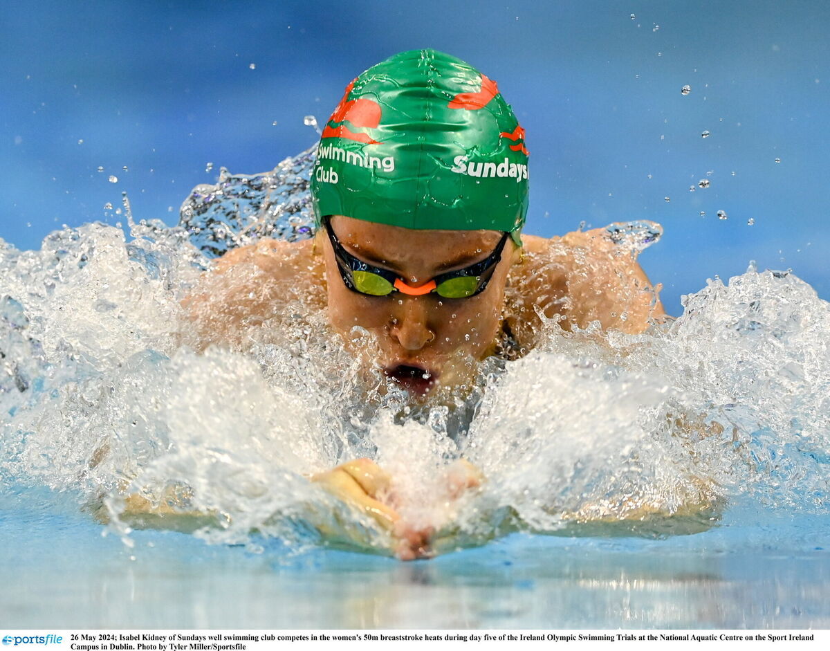 Isabel Kidney at the National Aquatic Centre recently. Picture: Tyler Miller/Sportsfile