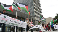 Pro-Palestine groups picket Cork County Hall