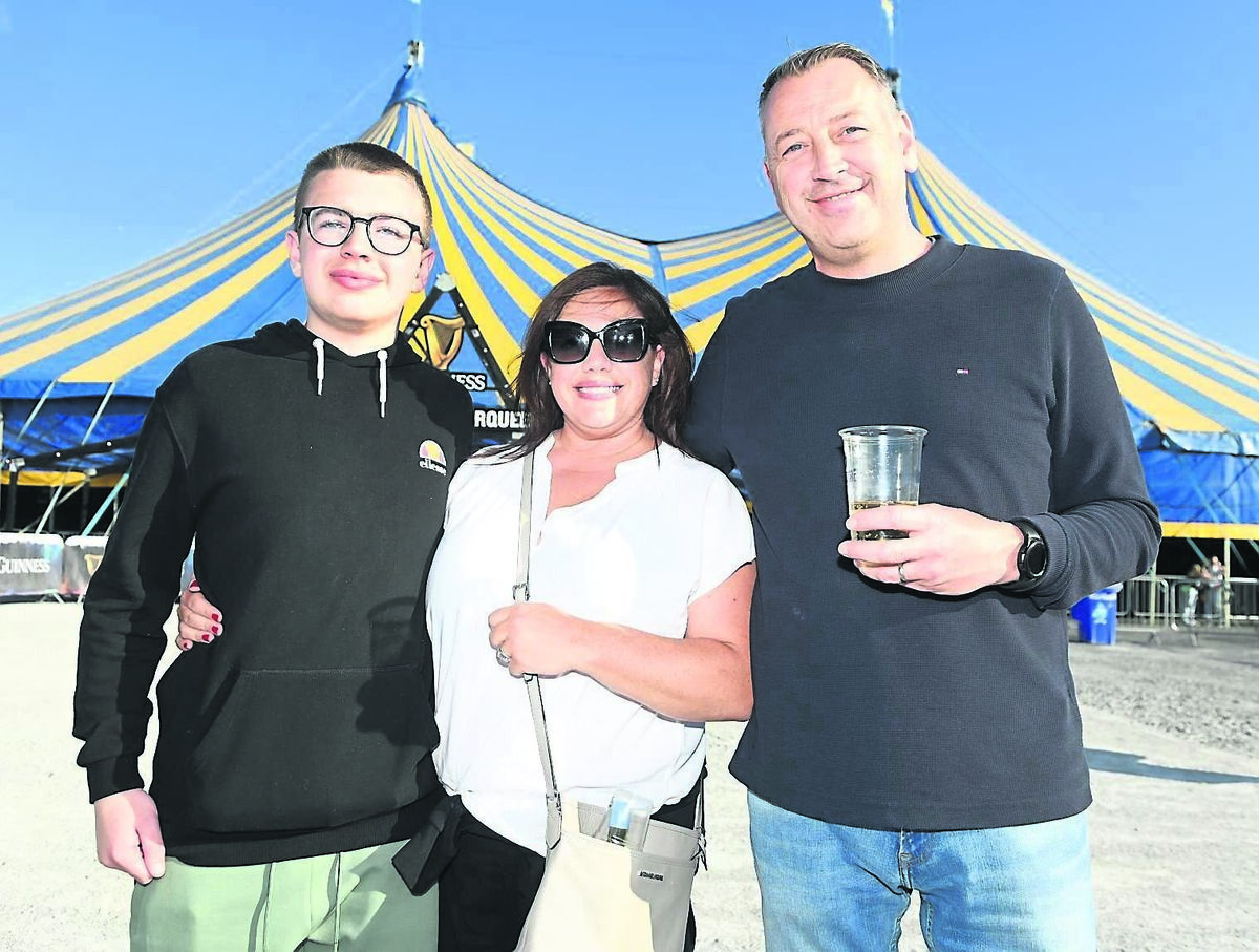 Michael and Imelda Cregg, from Bishopstown, took their son Daniel to see The Coronas perform during Live at the Marquee recently. Van Morrison is set to take to the stage this evening. 	Picture: Eddie O’Hare
                    