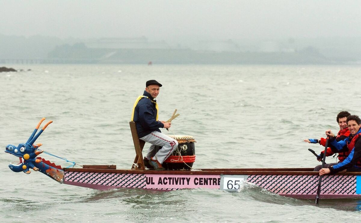 Three of the Weekes' Mobile crew in action on their dragonboat during the Ocean to City race in 2007. Picture: Denis Minihane. Three of the Weekes' Mobile crew in action on their dragonboat during the Ocean to City race in 2007. Picture: Denis Minihane.