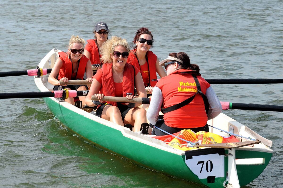 The Blackrock Muchachas crew competing in the Ocean To City race in 2011. Picture Denis Minihane. The Blackrock Muchachas crew competing in the Ocean To City race in 2011. Picture Denis Minihane.