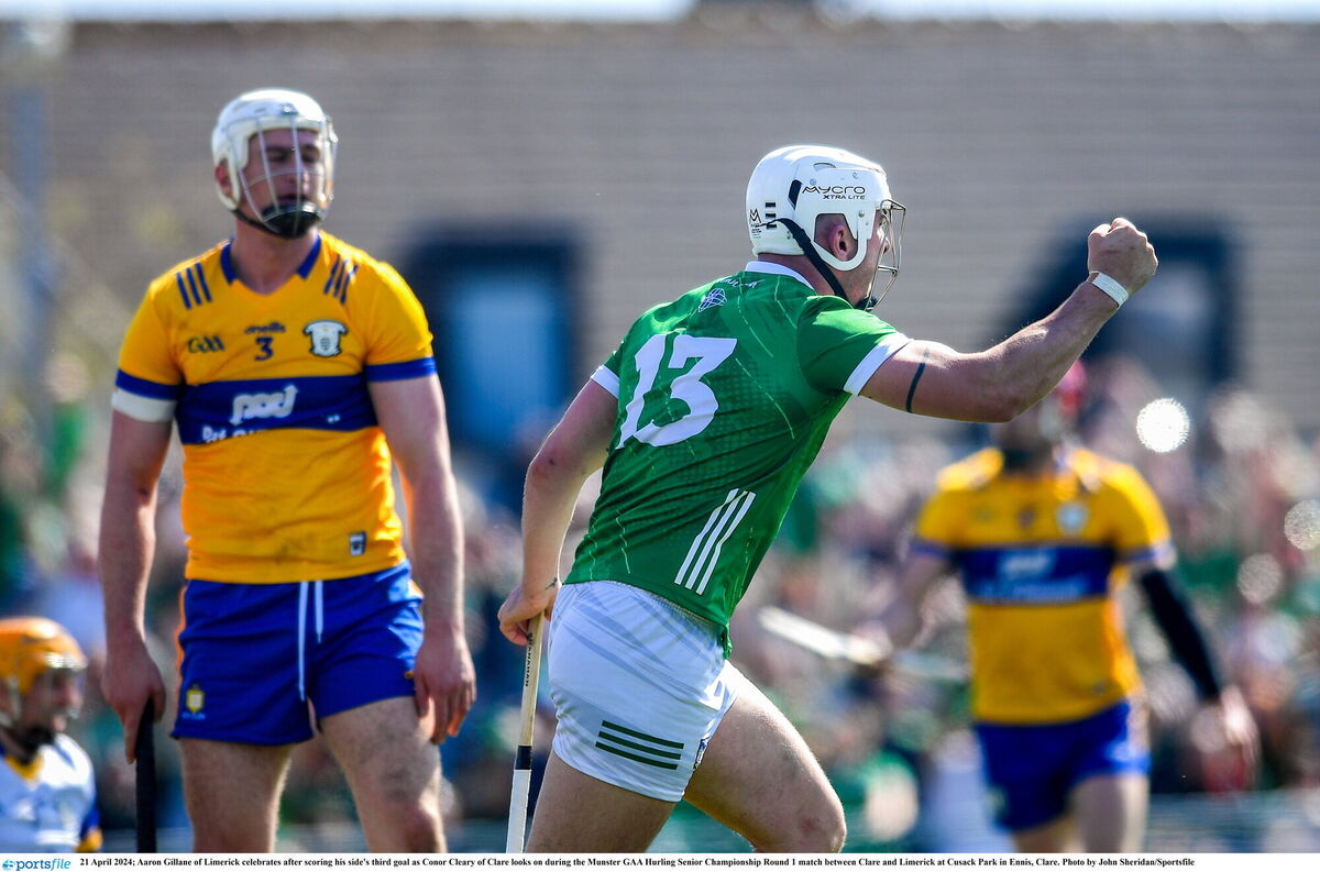 Limerick forward Aaron Gillane broke Clare hearts back in April. Picture: John Sheridan/Sportsfile Limerick forward Aaron Gillane broke Clare hearts back in April. Picture: John Sheridan/Sportsfile