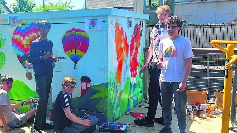 All About Cork: Douglas students lift community spirits with substation project All About Cork: Douglas students lift community spirits with substation project