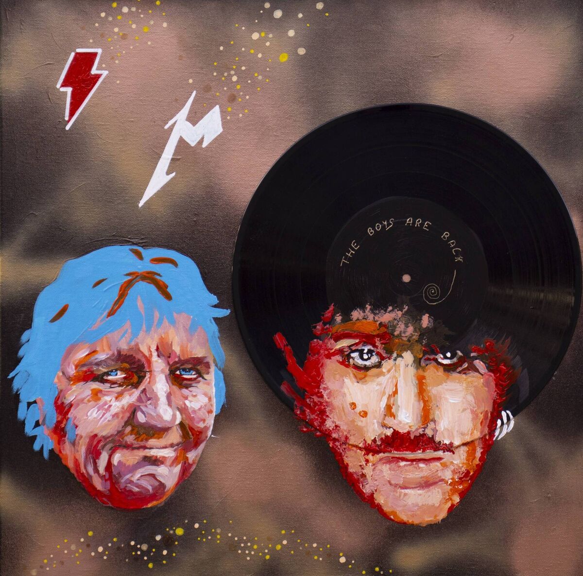  Eddie and Phil by Marie Bryan.